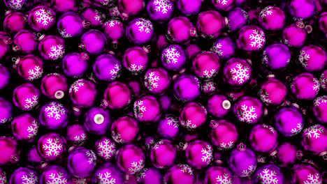 Weihnachtliche-Violette-Kugelübergänge